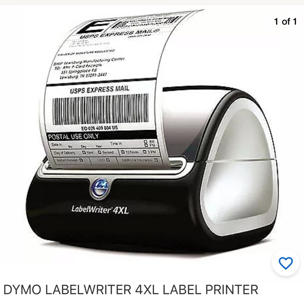 Dump label printer 4XL new